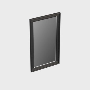 Spiegel Forzalaqua Reno Rechthoek 40x2x70 Cm Black Oiled