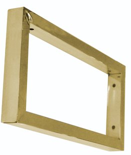 OUTLET Ophangbeugel BWS tbv wastafelblad 46x22 cm (Prijs per stuk) RVS Goud