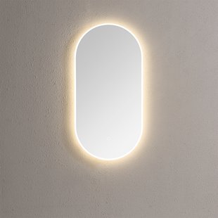 Spiegel Sanilux Ovaal Met Direct LED 3 Kleuren Instelbaar 90x45 cm