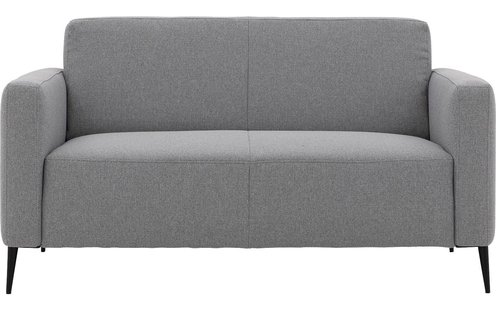 Goossens Bank Key West grijs, stof, 2-zits, modern design