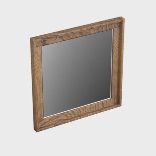 Spiegel Forzalaqua Reno Vierkant 40x2x40 Cm Eiken Castle Brown