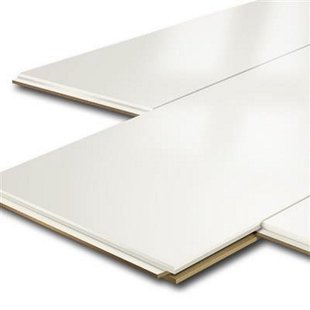Plafondpanelen MDF Sanimex Hoogglans Wit 129 cm x 29 cm x 1,2 cm (Doosinhoud: 1,87 m2)