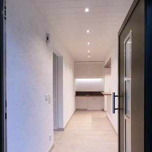 Deko-Light LED plafond inbouwlamp Acrux, Ø 10 cm, zilver mat, CCT