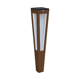 Les Jardins LED zonne-energiefakkel Tinka sensor 62 cm corten