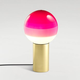 MARSET Dipping Light M tafellamp roze/messing MARSET Dipping Light M tafellamp roze/messing