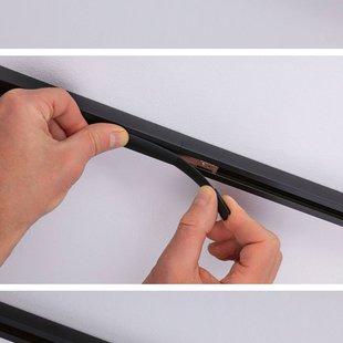 Paulmann URail aansluitmof, zwart