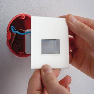 Paulmann LED wand inbouwlamp EDGE, wit