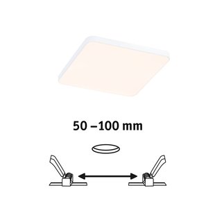 Paulmann Veluna Edge LED inbouw IP44 3000K 12x12cm Paulmann Veluna Edge LED inbouw IP44 3000K 12x12cm