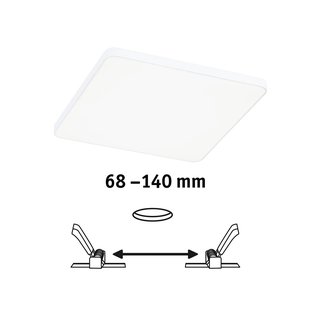 Paulmann Veluna Edge IP44 4000K dimmer 16x16cm