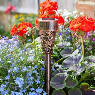 SMART GARDEN LED grondspies lamp Damasque, set van 4, IP44