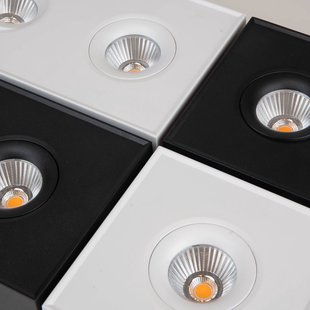 The Light Group SLC DL04 Surface X1 opbouwlamp 2.700K zwart