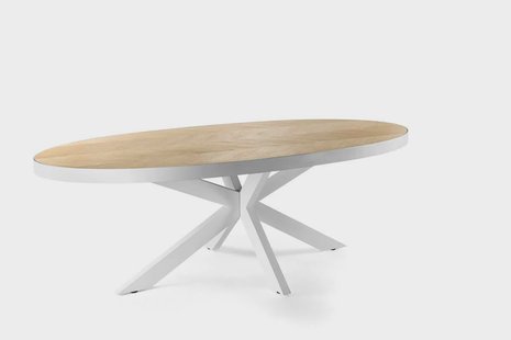 Eetkamertafel Lennox eikenhout ovaal | Haluta Eetkamertafel Lennox eikenhout ovaal | Haluta