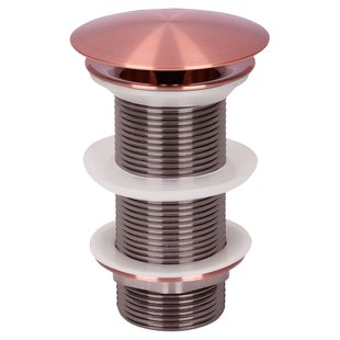 Wastafel Afvoerplug Differnz Always Open 7 cm Rood Koper