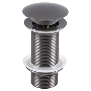 Wastafel Afvoerplug Differnz Pop Up Design 9.8 cm Gunmetal