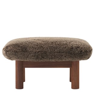 Brasilia Voetenbank Walnut