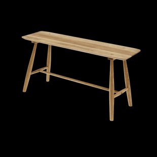 Bodo houten bankje naturel - 90 x 45 cm