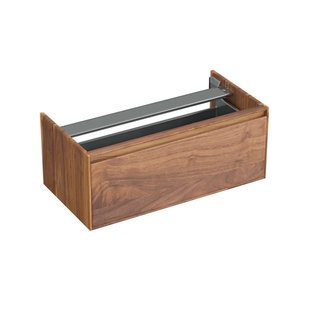 Onderkast Forzalaqua Reno 2.0 100x51x40 Cm 1 La Softclose Noten Pure Walnut