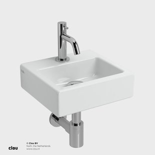 Fonteinset Clou InBe Rechthoek Wit Keramiek en Chroom