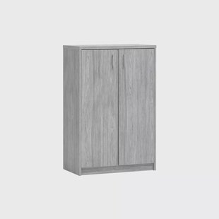 Halfhoge kast Roan Grijze Eik-1