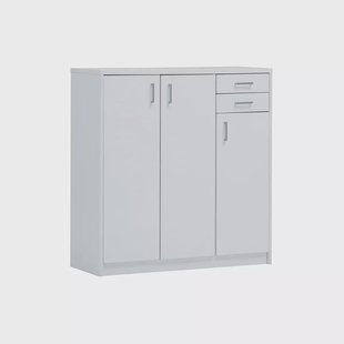 Halfhoge kast Roan Wit-3 Halfhoge kast Roan Wit-3