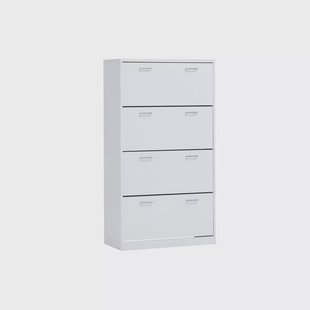Schoenenkast Roan Wit L Schoenenkast Roan Wit L