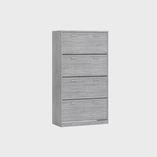 Schoenenkast Roan Grijze Eik L