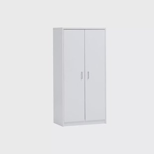 Hoge dichte kast Roan Wit L