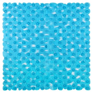 Veiligheidsmat Differnz Lapis PVC 54x54 cm Transparant Blauw