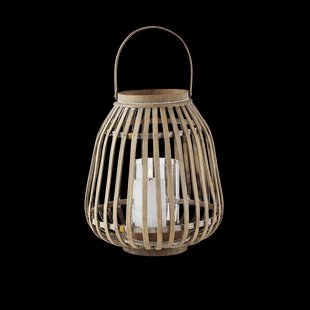 Amas bamboe lantaarn naturel - 25 x 30 cm