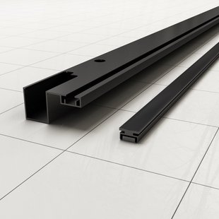 Muurprofiel Met Magneetstrip Wiesbaden Voor Nisdeur Skyline Mat Zwart