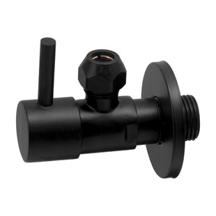 Hoekstopkraan BWS Yakarta 1/2 x 3/8 Of Knel 10 mm Mat Zwart