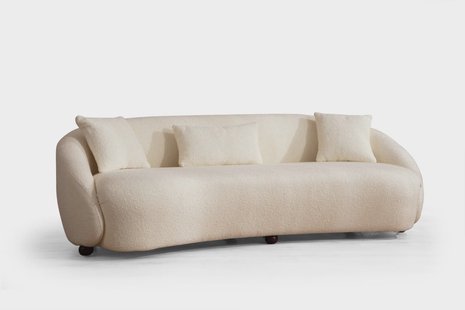 3-zitsbank Napoli bouclé | Atelier Del Sofa