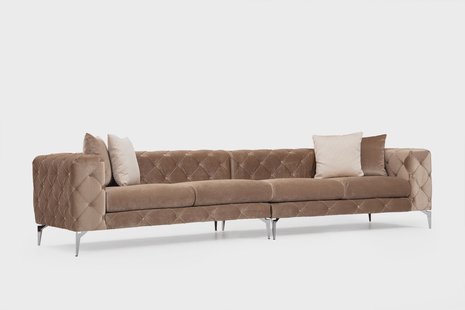4-zitsbank Como velvet | Atelier Del Sofa