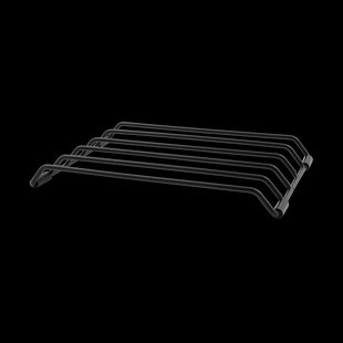 Riv metalen pannen onderzetter zwart - 24 x 17 cm