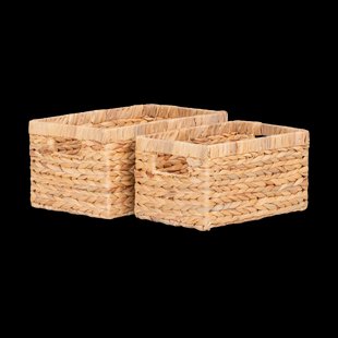 Jet waterhyacint mandjes - set van 2