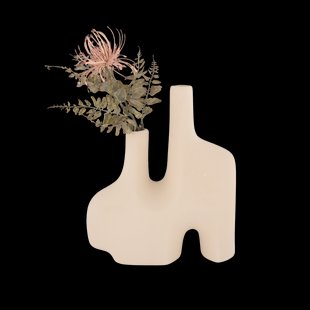 Fie vaas keramiek zand