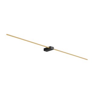 Wever & Ducré Lighting WEVER & DUCRÉ Finlin 2.0 wand zwart/goud 3.000K
