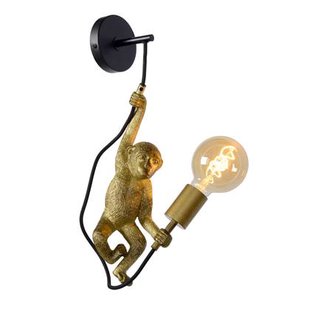 Lucide EXTRAVAGANZA CHIMP Wandlamp - Zwart