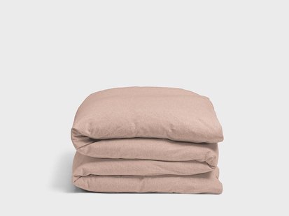 Yumeko Kinderdekbedovertrek jersey vintage rose 100x135 100% biologisch en Fairtrade katoen, jersey katoen (gebreid)