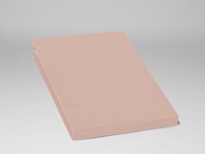 Yumeko Kinderhoeslaken jersey vintage rose 60x120x15 100% biologisch en Fairtrade katoen, jersey katoen (gebreid)