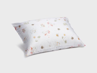 Yumeko Kussensloop katoensatijn meadow 100% biologisch en Fairtrade katoen, satijn geweven