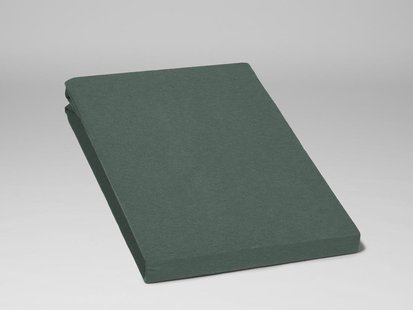 Yumeko Kinderhoeslaken jersey pine green 100% biologisch en Fairtrade katoen, jersey katoen (gebreid)