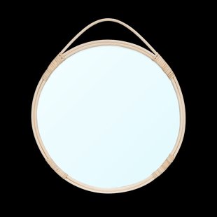 Lux ronde rattan spiegel - 50 cm