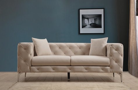 3-zitsbank Como velvet | Atelier Del Sofa