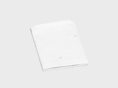 Yumeko Kinderlaken katoen satijn white moon 80x100 100% biologisch en fairtrade katoen