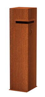 Brievenbus Ivar cortenstaal