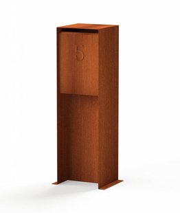 Brievenbus Flyn cortenstaal