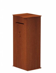 Pakketbus Case cortenstaal