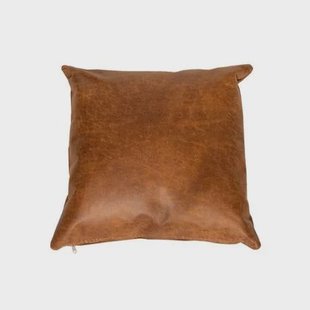 Bronx71 Sierkussen Kyla eco-leer cognac 45 x 45 cm