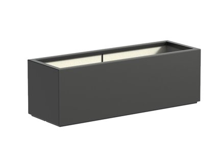 Polyester plantenbak CARREZ 120x40x40cm.